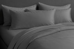 BAMBUS SENGETØY SETT / Lyse grå