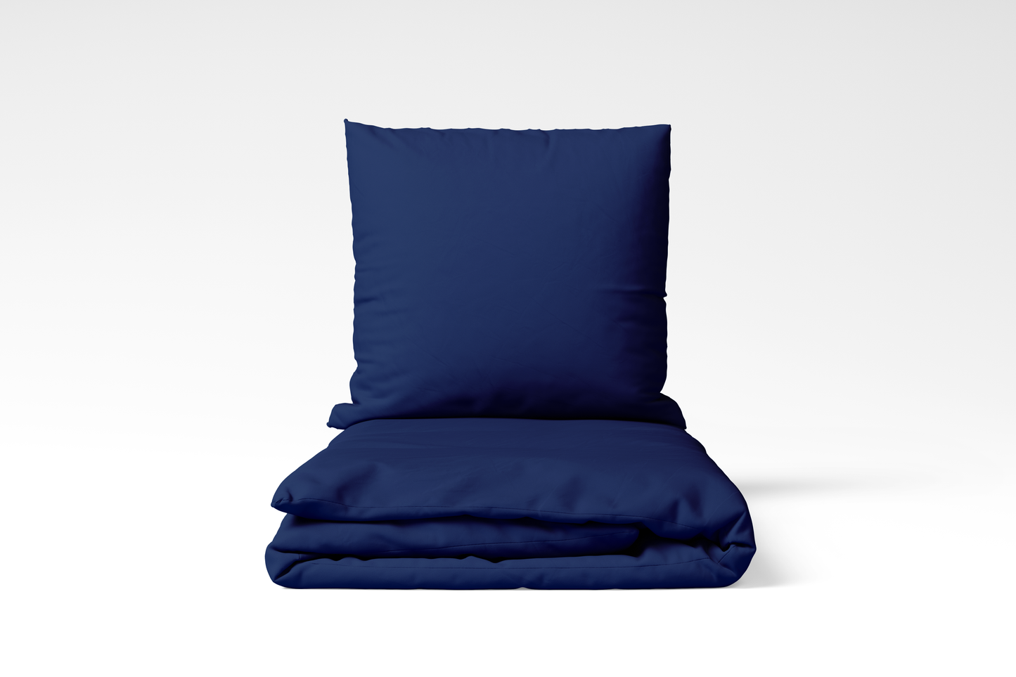 Premium Bambus Sengesett Marine Blå - Hypoallergent Sengetøy Miljøvennlig