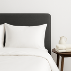 JUEGO DE CAMA DE BAMBÚ / Blanco