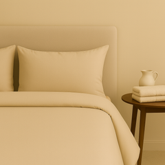 BAMBU SENGETØYSETT / Beige