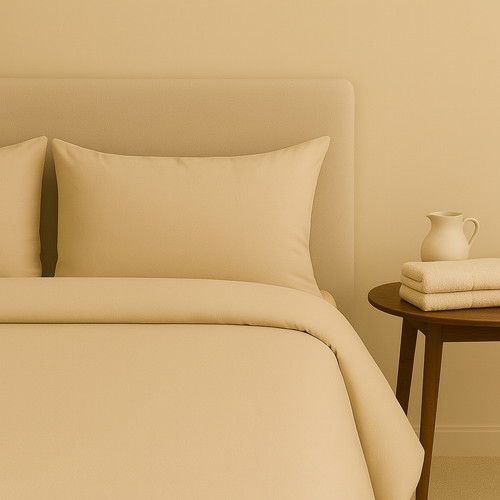 BAMBU SENGETØYSETT / Beige