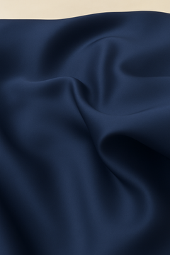 BAMBUS SENGETØYSETT / MARINE BLÅ