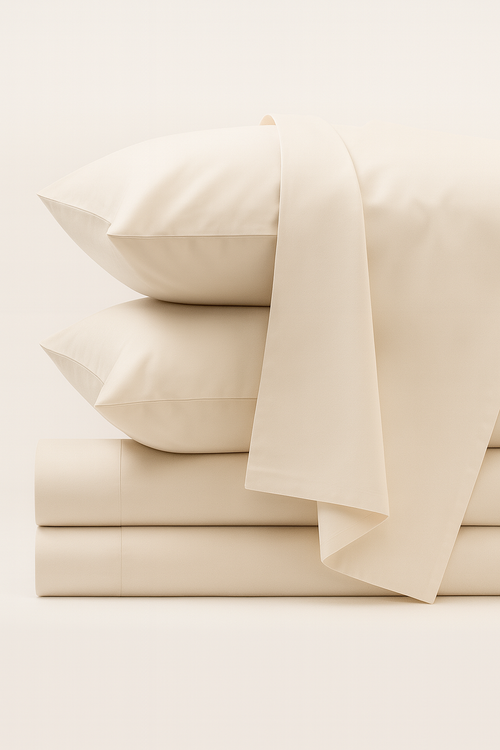 BAMBU SENGETØYSETT / Beige