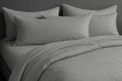 BAMBUS SENGETØY SETT / Lyse grå