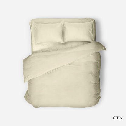 BAMBUS-BETTWÄSCHE-SET / Beige