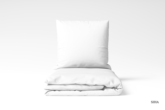 ENSEMBLE DE LITERIE EN BAMBOU / Blanc